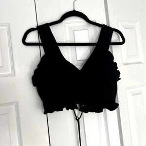 Marissa Webb V neck crop top